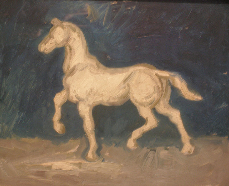 Vincent Van Gogh Plaster Statuette of a Horse
